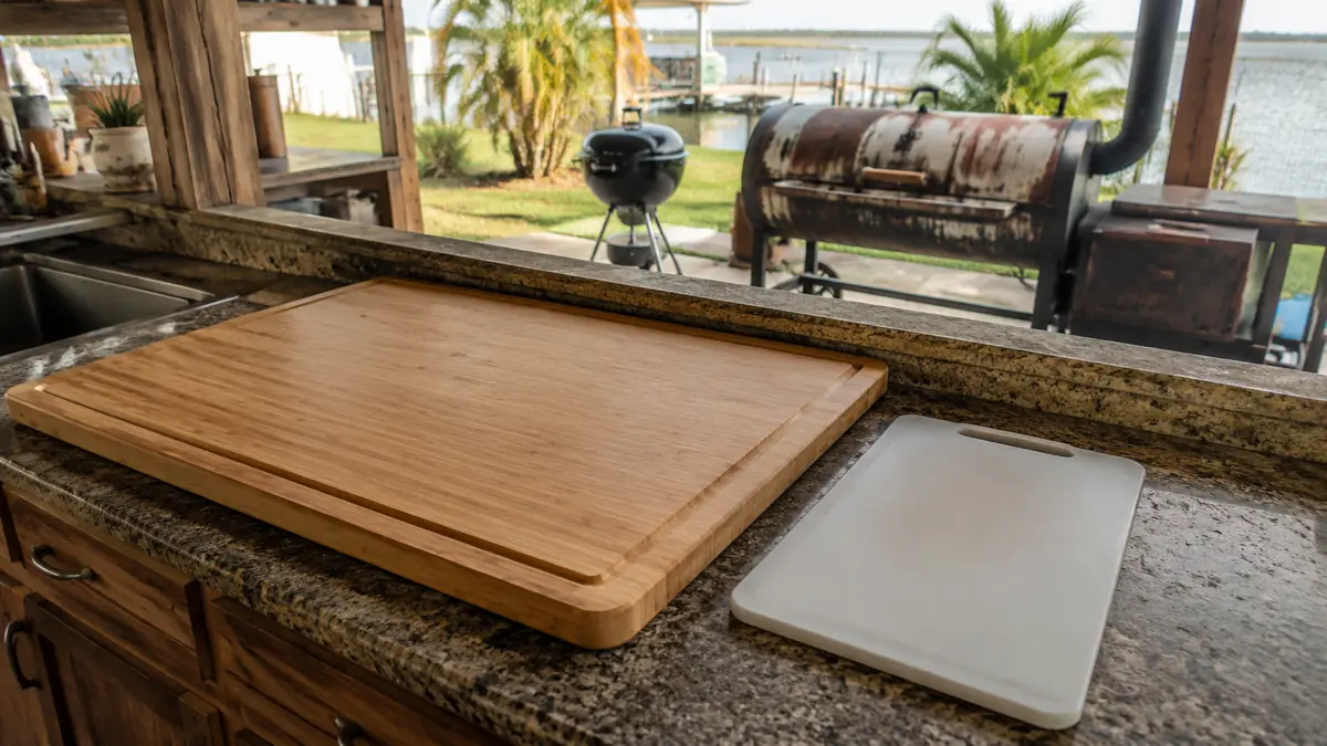 Wood Carving Board vs Plastic Cutting Board for Resting Meat