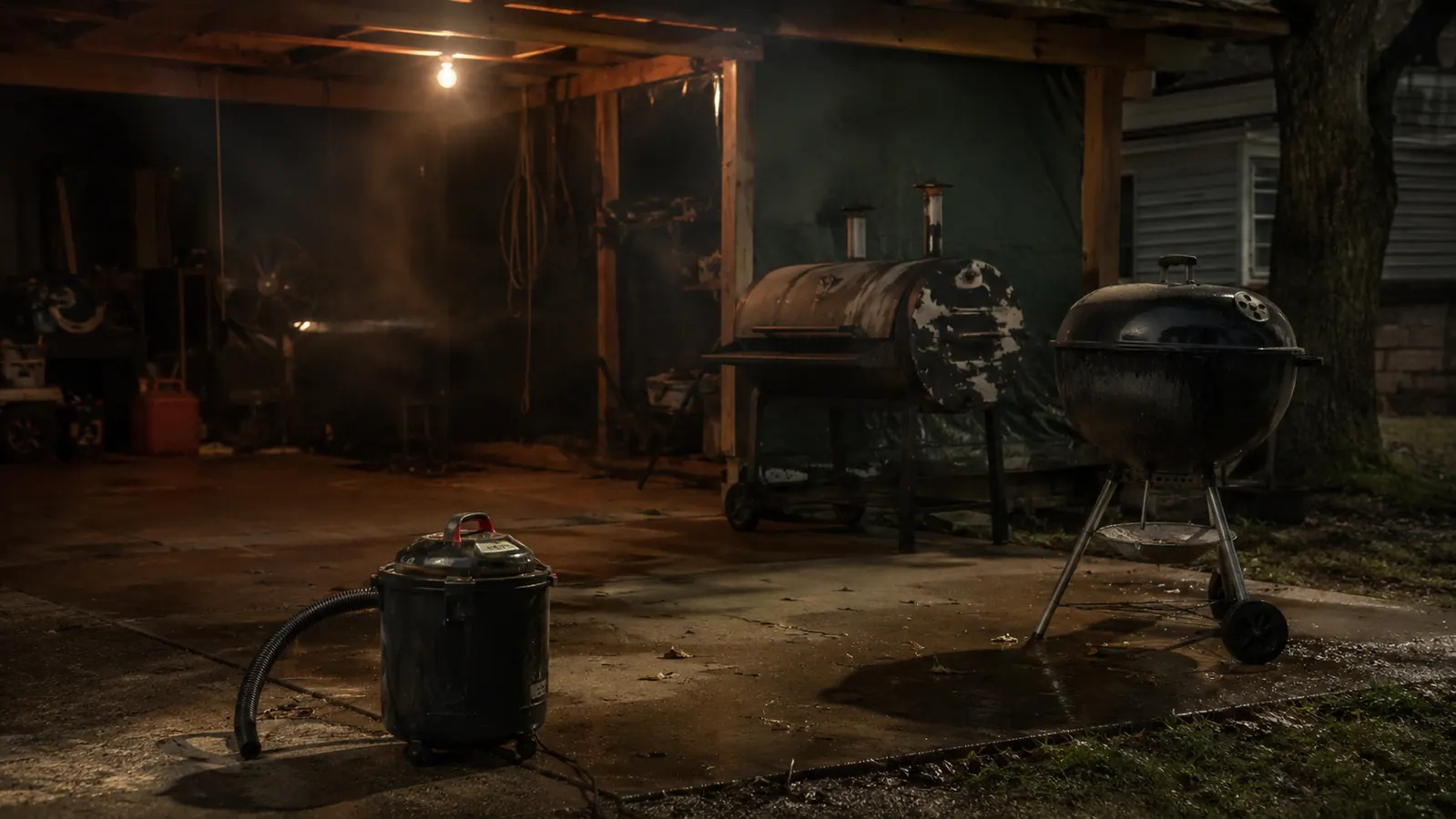 The Ash Vacuum That Saved My Secondhand Offset Smoker