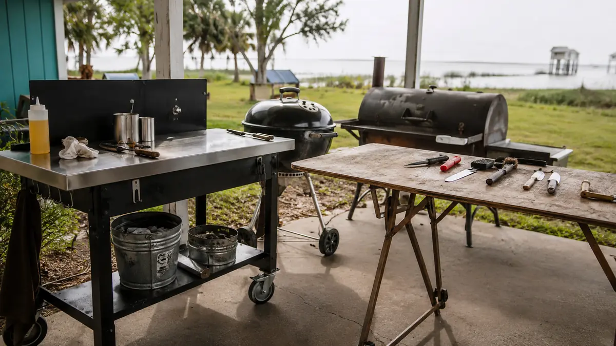 Rolling Grill Cart vs a DIY Prep Table: What You Actually Gain